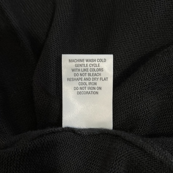 Roz & Ali Women’s Black 3/4 Sleeve Sweater size XL - Picture 6 of 6